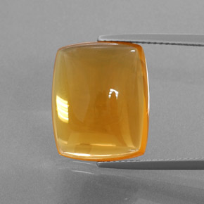 12.5ct Cushion Cabochon Yellow Orange Fire Opal for sale thumb image of 12.5ct Cushion Cabochon Yellow Orange Fire Opal (ID: 380107)