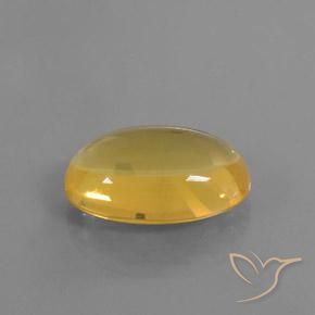 15.79 ct Golden Fire Opal Stone, Natural Fire Opal in Oval Cabochon Shape for Sale