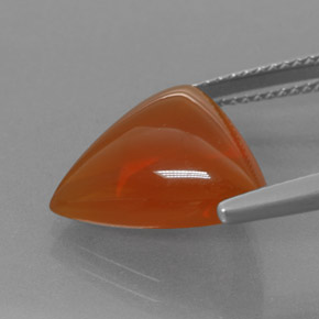 Fire Opal Gemstone in 14.9 x 13.9 mm Size for Sale, Fire Opal Stone in Orange Color