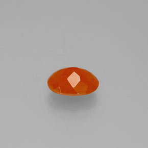Fire Opal Gemstone in 8 x 6 mm (calibrated) Size for Sale, Fire Opal Stone in Orange Color
