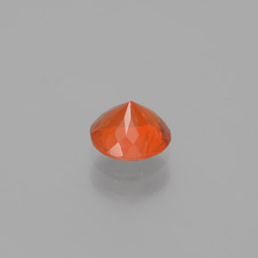 Fire Opal Gemstone in 5.3 mm Size for Sale, Fire Opal Stone in Orange Color