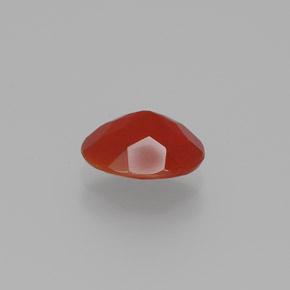 Fire Opal Gemstone in 7.2 x 5.8 mm Size for Sale, Fire Opal Stone in Medium Red Color