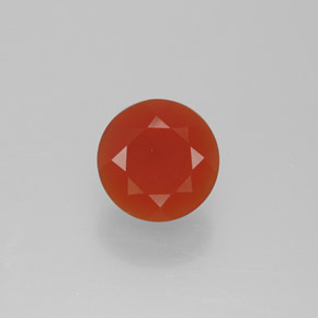 0.9ct Round Facet Reddish Orange Fire Opal Gem for sale 0.9ct Round Facet Reddish Orange Fire Opal Gem (ID: 383489)