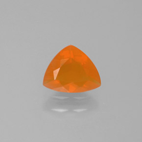 0.9ct Trillion Facet Orange Fire Opal for sale thumb image of 0.9ct Trillion Facet Orange Fire Opal (ID: 383492)
