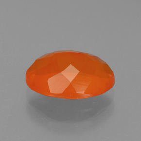 Fire Opal Gemstone in 10.1 x 7.8 mm Size for Sale, Fire Opal Stone in Orange Color
