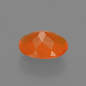 Fire Opal Gemstone in 9.4 x 7.2 mm Size for Sale, Fire Opal Stone in Orange Color