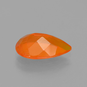 Fire Opal Gemstone in 11.3 x 7.2 mm Size for Sale, Fire Opal Stone in Orange Color
