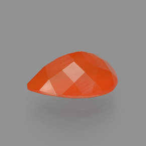 Fire Opal Gemstone in 11.3 x 7.4 mm Size for Sale, Fire Opal Stone in Orange Color