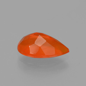 Fire Opal Gemstone in 9.8 x 6 mm Size for Sale, Fire Opal Stone in Orange Color