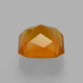 Fire Opal Gemstone in 11.1 x 10.9 mm Size for Sale, Fire Opal Stone in Yellow Orange Color