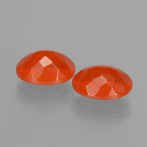 Fire Opal Gemstones in 9 x 7 mm (calibrated) Size for Sale, Fire Opal Stones in Orange Color