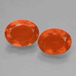 0.9ct Oval Facet Orange Fire Opal Gem for sale 0.9ct Oval Facet Orange Fire Opal Gem (ID: 432096)