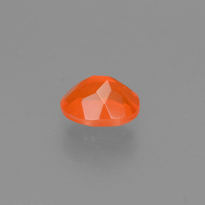 Fire Opal Gemstone in 6.1 x 5 mm Size for Sale, Fire Opal Stone in Orange Color