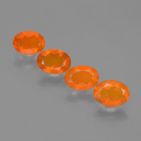 0.5ct Oval Facet Orange Fire Opal Gem for sale 0.5ct Oval Facet Orange Fire Opal Gem (ID: 432298)