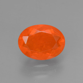 1ct Oval Facet Orange Fire Opal for sale thumb image of 1ct Oval Facet Orange Fire Opal (ID: 432337)