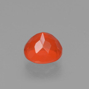 Fire Opal Gemstone in 7 mm (calibrated) Size for Sale, Fire Opal Stone in Orange Color