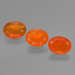0.7ct Oval Facet Orange Fire Opal for sale thumb image of 0.7ct Oval Facet Orange Fire Opal (ID: 432453)
