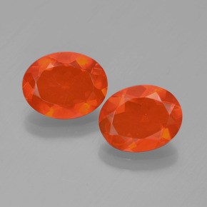 1.9ct Oval Facet Orange Fire Opal for sale thumb image of 1.9ct Oval Facet Orange Fire Opal (ID: 449555)