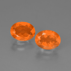 1.8ct Oval Facet Orange Fire Opal for sale thumb image of 1.8ct Oval Facet Orange Fire Opal (ID: 449570)