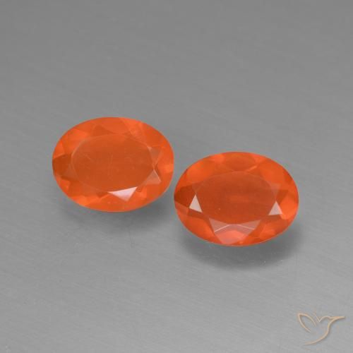 Kim mısır not 2 pezzi Opale di fuoco arancione Ovale abbinato di dimensioni 8 x 6mm, peso 1,23 ct totali / media. 0,62 ct ciascuno, giallo in purezza Transparent, gemma naturale non trattati, durezza Mohs 5,5 - 6,5 Kim mısır not 2 pezzi Opale di fuoco arancione Ovale abbinato di dimensioni 8 x 6mm, peso 1,23 ct totali / media. 0,62 ct ciascuno, giallo in purezza Transparent, gemma naturale non trattati, durezza Mohs 5,5 - 6,5