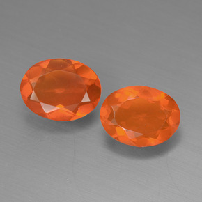 1.9ct Oval Facet Orange Fire Opal for sale thumb image of 1.9ct Oval Facet Orange Fire Opal (ID: 449573)