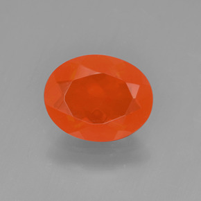 1ct Oval Facet Orange Fire Opal for sale thumb image of 1ct Oval Facet Orange Fire Opal (ID: 450620)