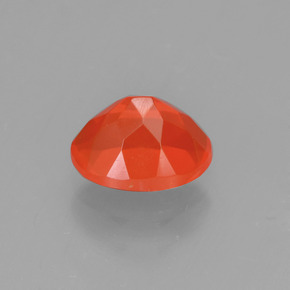 Fire Opal Gemstone in 8 x 6.2 mm Size for Sale, Fire Opal Stone in Orange Color