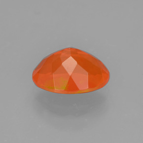 Fire Opal Gemstone in 9 x 7 mm (calibrated) Size for Sale, Fire Opal Stone in Bright Orange Color