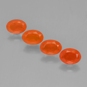 2ct Oval Facet Orange Fire Opal for sale thumb image of 2ct Oval Facet Orange Fire Opal (ID: 450699)