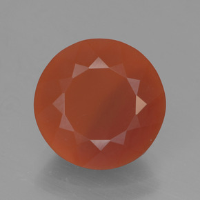 Naranja fuego Ópalo de Fuego Gema - 2.7ct Faceta Redonda (ID: 450835)