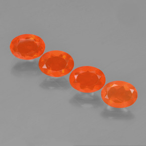 2ct Oval Facet Orange Fire Opal for sale thumb image of 2ct Oval Facet Orange Fire Opal (ID: 454031)