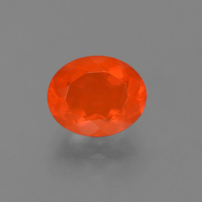 1.7ct Oval Facet Orange Fire Opal for sale thumb image of 1.7ct Oval Facet Orange Fire Opal (ID: 454264)