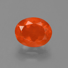 1.6ct Oval Facet Orange Fire Opal for sale thumb image of 1.6ct Oval Facet Orange Fire Opal (ID: 454267)