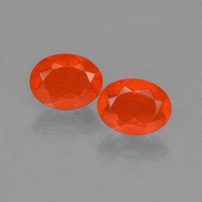 0.7ct Oval Facet Orange Fire Opal for sale thumb image of 0.7ct Oval Facet Orange Fire Opal (ID: 454423)
