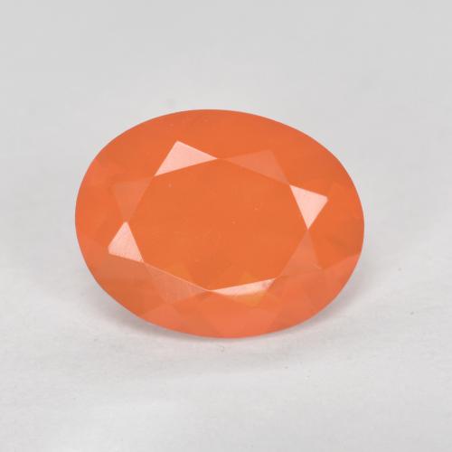 1.1ct Oval Facet Orange Fire Opal Gem for sale 1.1ct Oval Facet Orange Fire Opal Gem (ID: 454520)