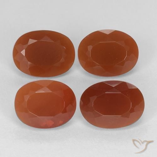 2.87 ct Oval Cut Fire Opal, 7.1 x 5.4 mm From Mexico, Photo A