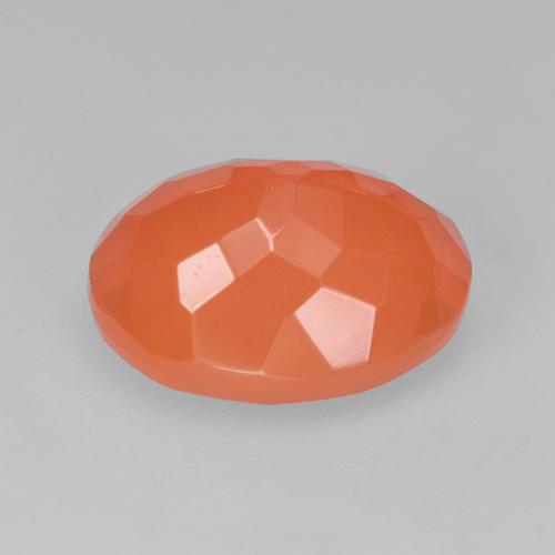 Fire Opal Gemstone in 10 x 8 mm (calibrated) Size for Sale, Fire Opal Stone in Medium Orange Color