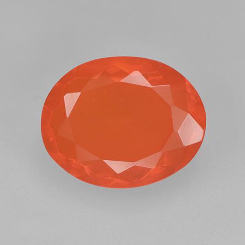 Naranja medio Ópalo de Fuego Gema - 1.8ct Forma ovalada (ID: 524839)