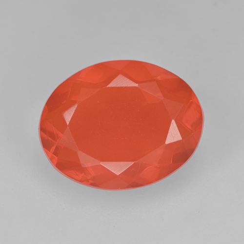 Fire Orange Огненный Опал Камень - 1.4ct Фасетный Овал (ID: 524840)