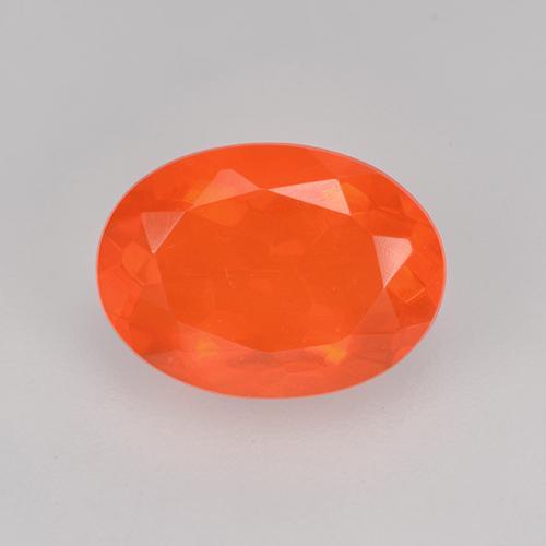 Naranja claro Ópalo de Fuego Gema - 1.4ct Forma ovalada (ID: 525041)