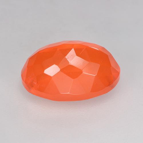 Fire Opal Gemstone in 12.1 x 8.5 mm Size for Sale, Fire Opal Stone in Bright Orange Color