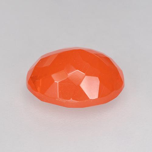 Fire Opal Gemstone in 10.4 x 8.4 mm Size for Sale, Fire Opal Stone in Bright Orange Color