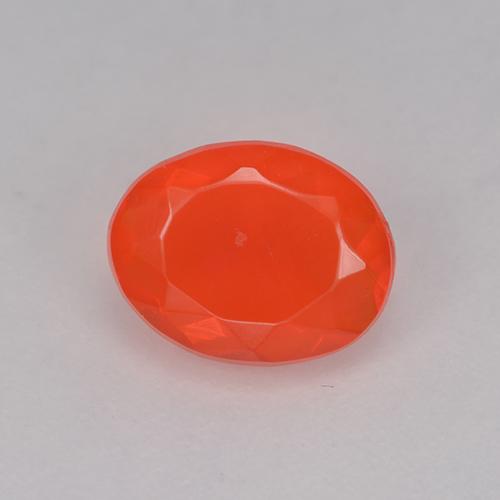 Fire Orange Огненный Опал Камень - 0.6ct Фасетный Овал (ID: 525268)