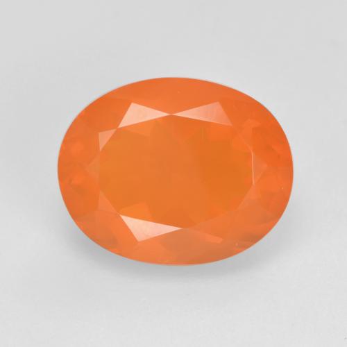 Medium Orange Огненный Опал Камень - 2.1ct Фасетный Овал (ID: 538268)