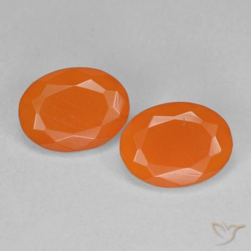 1.44 ct Oval Cut Fire Opal, 8.2 x 6.2 mm From Mexico, Photo A