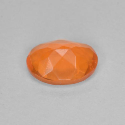 Fire Opal Gemstone in 8 x 6 mm (calibrated) Size for Sale, Fire Opal Stone in Intense Orange Color
