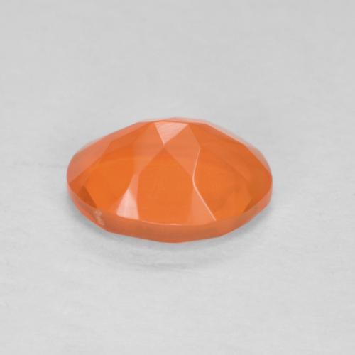 Fire Opal Gemstone in 8 x 6 mm (calibrated) Size for Sale, Fire Opal Stone in Medium Orange Color