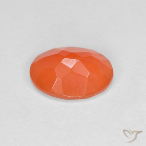 Fire Opal Gemstone in 8 x 6 mm (calibrated) Size for Sale, Fire Opal Stone in Intense Orange Color