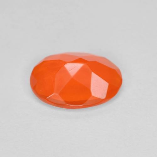 Fire Opal Gemstone in 8 x 6 mm (calibrated) Size for Sale, Fire Opal Stone in Fire Orange Color