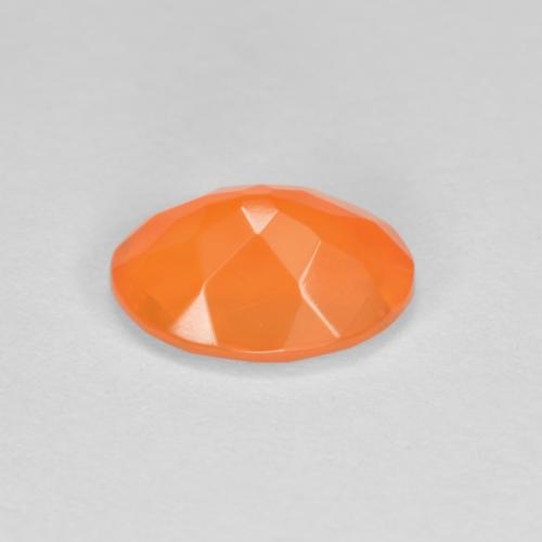 Fire Opal Gemstone in 8 x 6 mm (calibrated) Size for Sale, Fire Opal Stone in Medium Orange Color